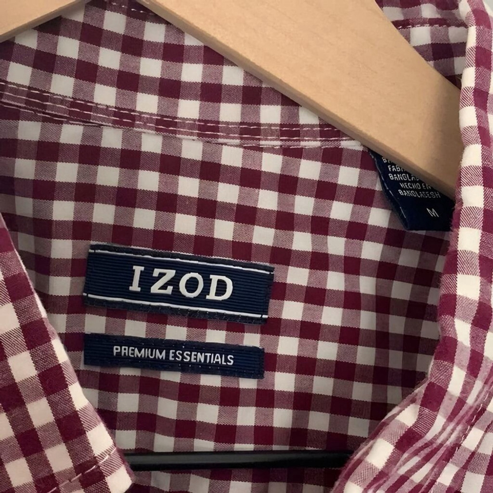 Izod Premium Essentials Gingham Button-Down | Men… - image 5